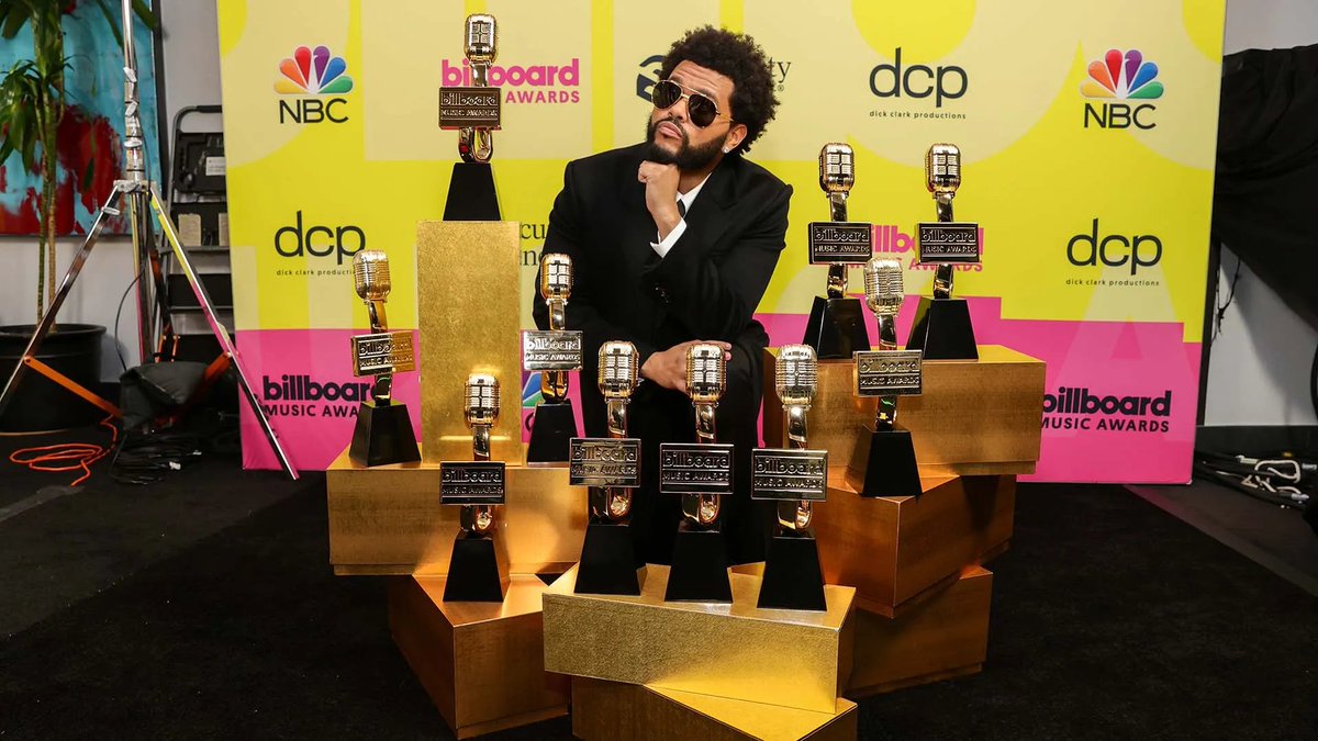tr2thxo's tweet photo. The Weeknd sweeps the Billboard Music Awards with ten wins in one night
(2021) https://t.co/XcME90RaEp