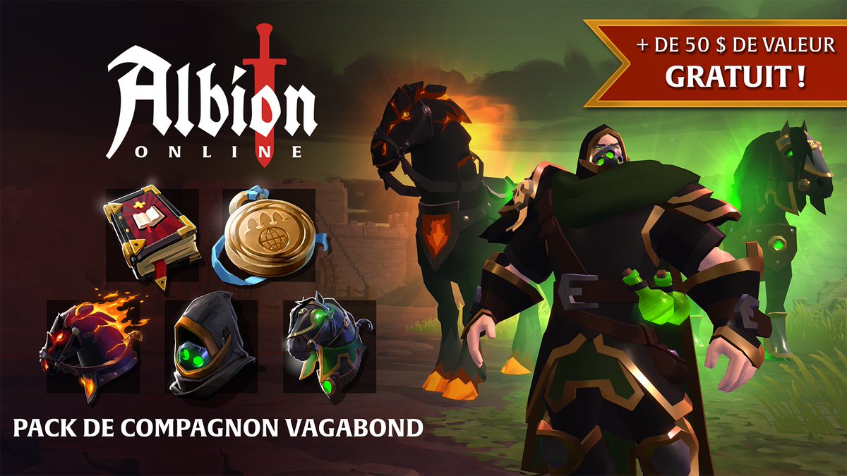 🎁 Giveaway 🎁
Le Pack de Compagnon Vagabond du jeu Albion Online 🔥 offerts gratuitement sur <a href="/EpicGames/">Epic Games Store</a> jusqu'au 16/10/2025 à 17H00 (Heure de France) - 11H00 (Heure du Québec).
Pour le récupérer, c'est ici 👉 store.epicgames.com/fr/p/albion-on…
#giveaway #videogames #gaming #jeuxvideo