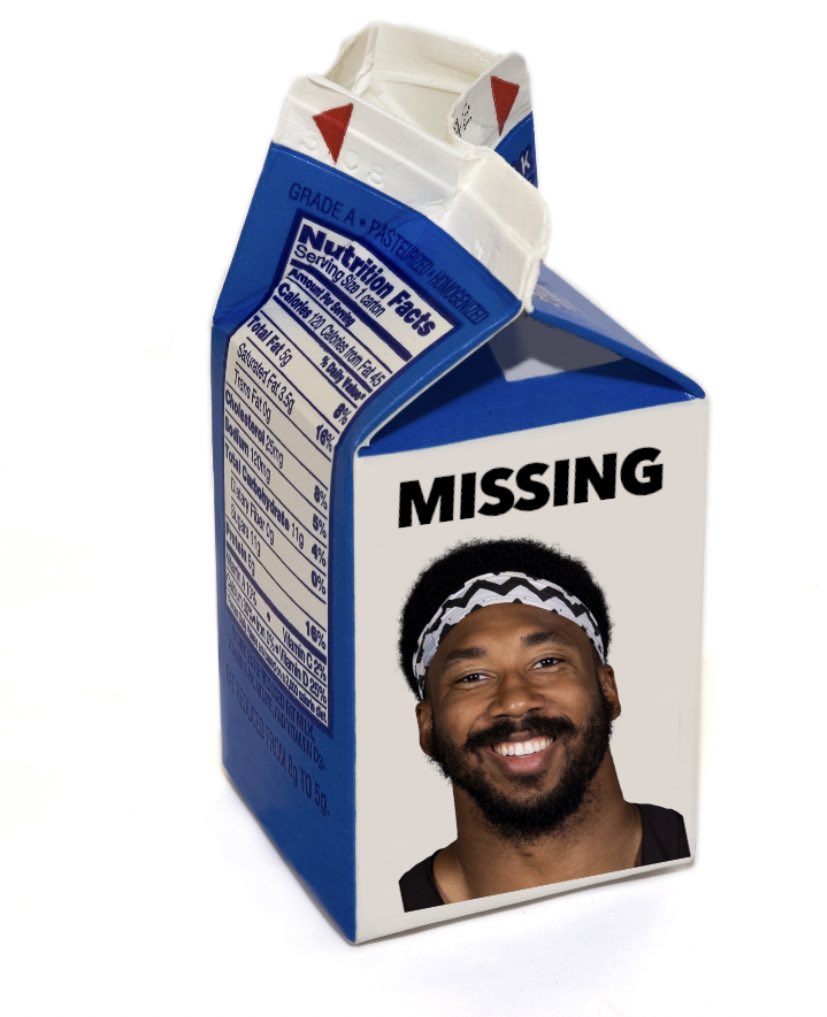 btsteelcurtain's tweet photo. Milk Carton Myles strikes again

🔥0 sacks
🔥0 tackles for loss
🔥0 forced fumbles
🔥23-9 loss https://t.co/lVHnM7N9Mv