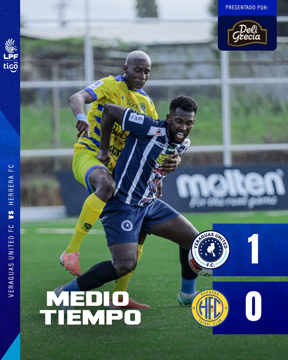 ⏰💙 𝗠𝗘𝗗𝗜𝗢 𝗧𝗜𝗘𝗠𝗣𝗢‼️
Terminan los primeros 45’, lo ganamos 1-0 frente a Herrera FC con gol de Isidoro Hinestroza en el Gustavo Posam.

💪🏼💙 ¡VAMOS VERAGUAS!

#SomosVeraguas