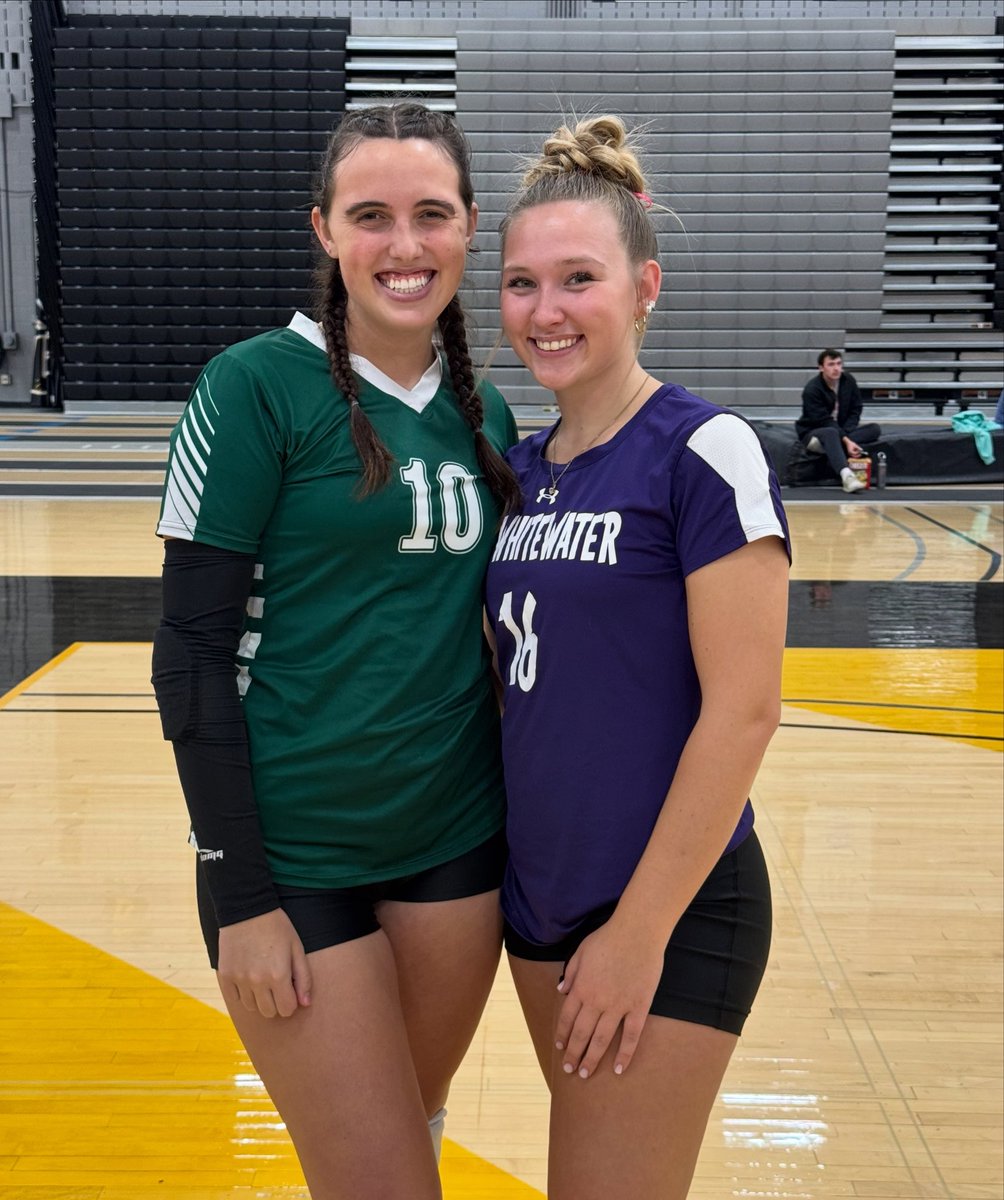 Once a Falcon always a Falcon. Madysen and Chloe played over the weekend at their college club tournament.
