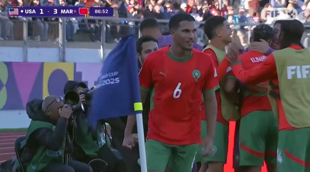 foet247europa's tweet photo. USA 1 Morocco 3. Yassine #U20WC #USAMAR https://t.co/GjMOJ3JTB6