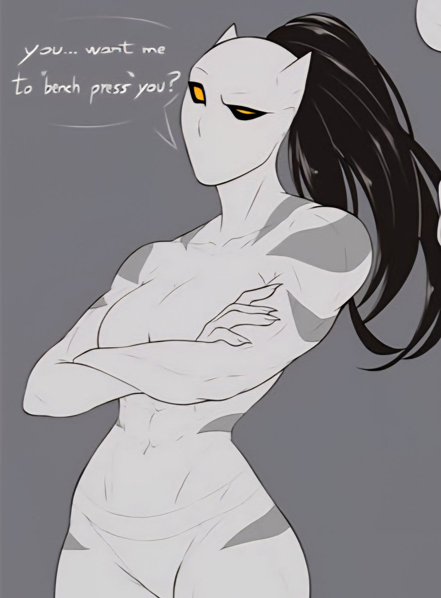 "No. Im not bench pressing you...

Get lost."