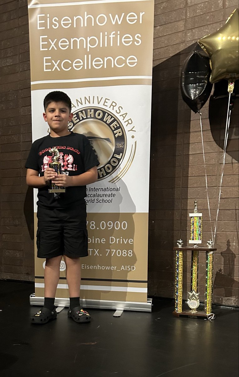 First Chess tournament of the season. Everyone did great.  We had two members to be awarded trophies. ♟️🏆
<a href="/KindellReynolds/">Mrs. Kindell Reynolds</a> <a href="/MrsLDino/">Lisa Dino</a> <a href="/HarrisES_AISD/">HarrisElem_Aisd</a>