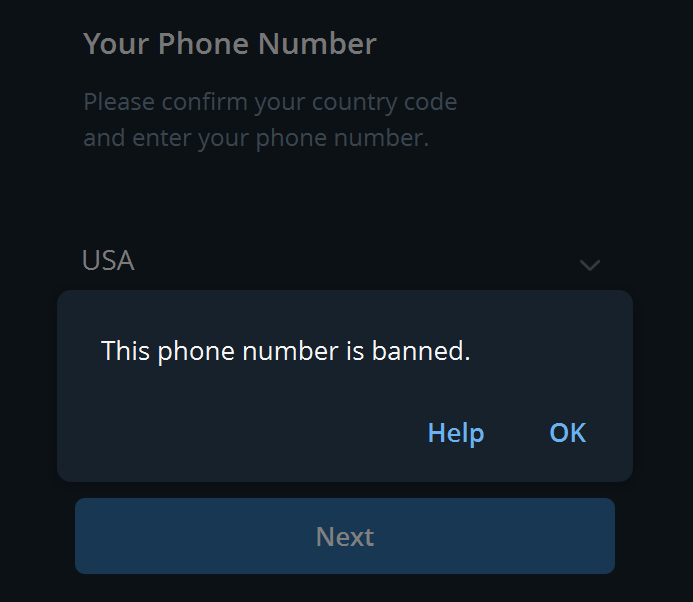 GTXMP's tweet image. Many of my friends are on @telegram , so I got an account.

Three weeks later, the account was "frozen".

As of today, it is fully banned.

No warnings. No reasons. No response from *any* support team.

I'm now part of the over 3 million people banned this year.