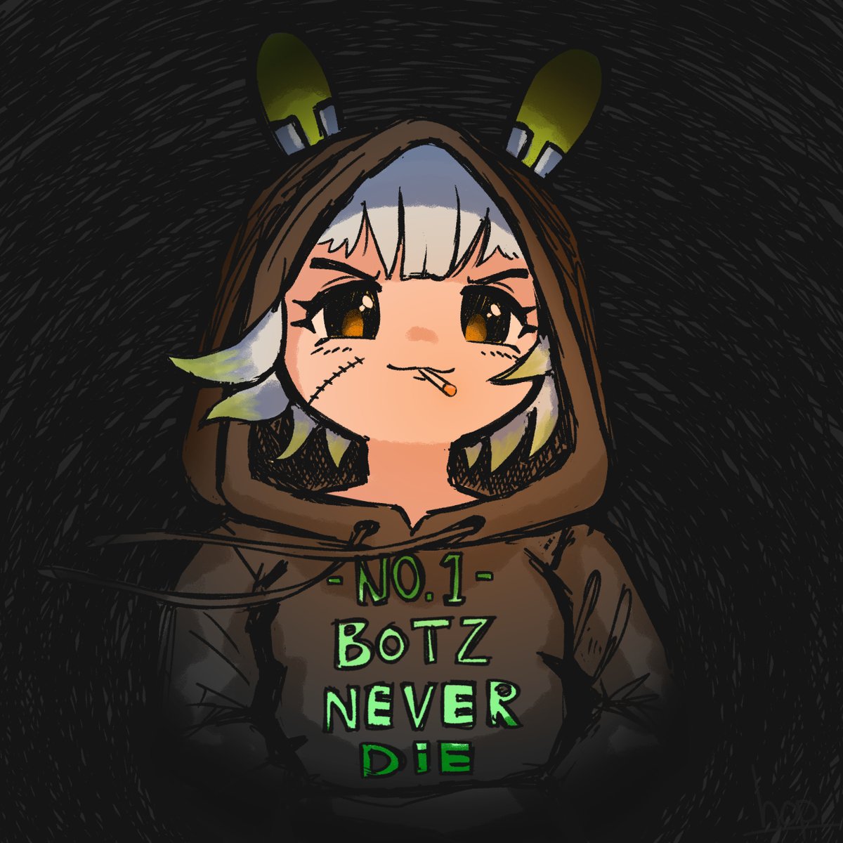 !!! she heard you still got your nutz !!!
its her 1 year anniversary! but i forgor to make her something...
here's to many more years <3
and pliss <a href="/kikiroid/">kiki ⚡️🤖</a> pliss no hurting me 🫠