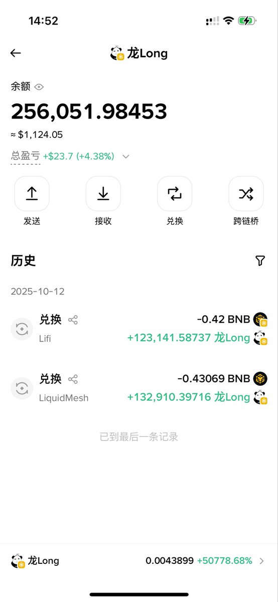 错过了无数meme，这次一定不能错过long！和<a href="/Mirro7777/">MIRRO🔶BNB （努力接盘）</a> 一起建设！