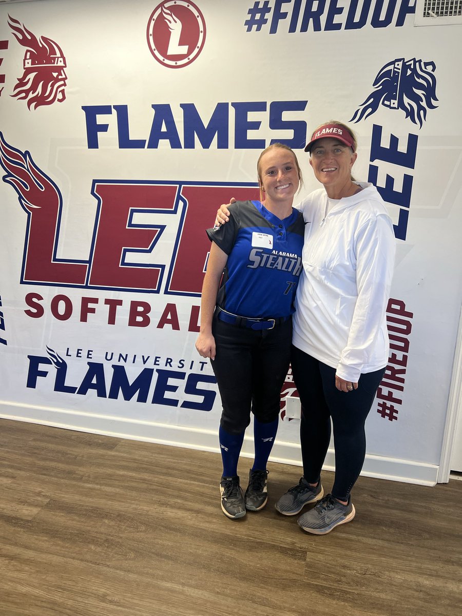 Nothing better than spending the day at a <a href="/LeeUSoftball/">Lee Univ Softball</a> camp today! Loved the atmosphere and how encouraging all the players are. Can’t wait to be back for the next camp! Go flames🔥🔥 <a href="/CoachKGNeer/">Kelly Golden-Neer</a> <a href="/AlabamaStealth/">Alabama Stealth</a>