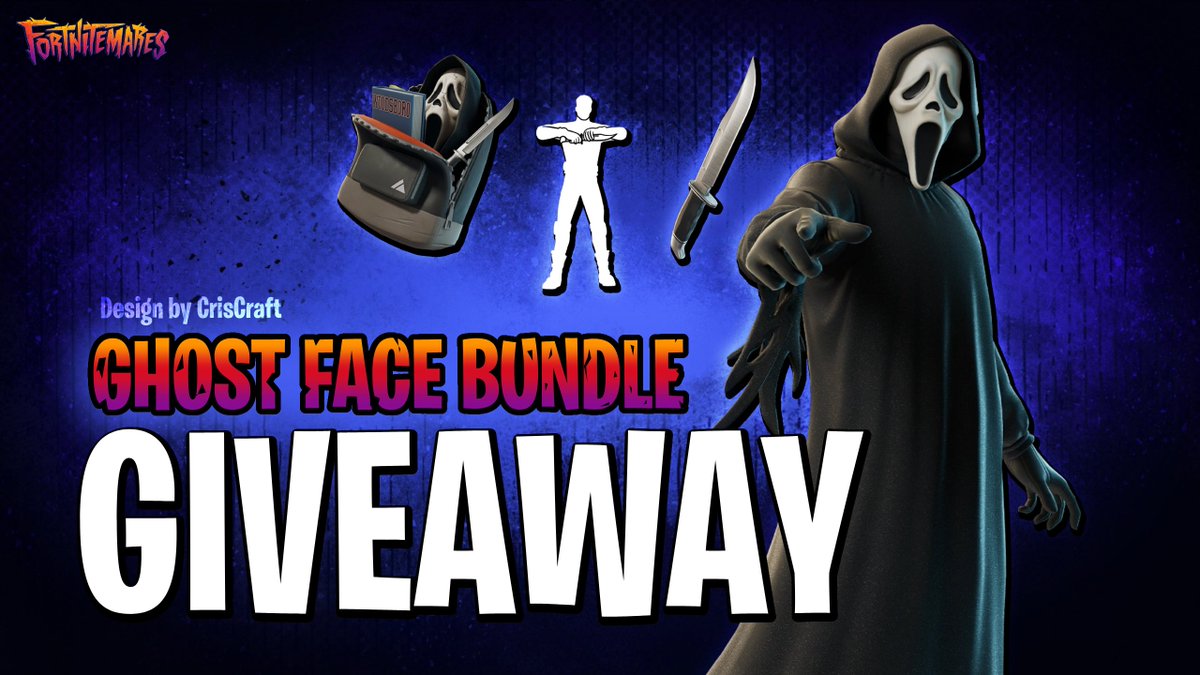 Ghost Face Bundle GIVEAWAY! 🔪😱

x1 winner 🏆

Requirements: 
• Follow <a href="/CrisCraft1304/">CrisCraft</a> and <a href="/ctrlaced/">Aced</a> 🔔
• Like and repost this post ❤️♻️
• Tag your friends 🫂   

Big thanks to <a href="/ctrlaced/">Aced</a> for supplying this amazing prize, all credits to him!

Ends in 48 hrs, good luck! 🍀