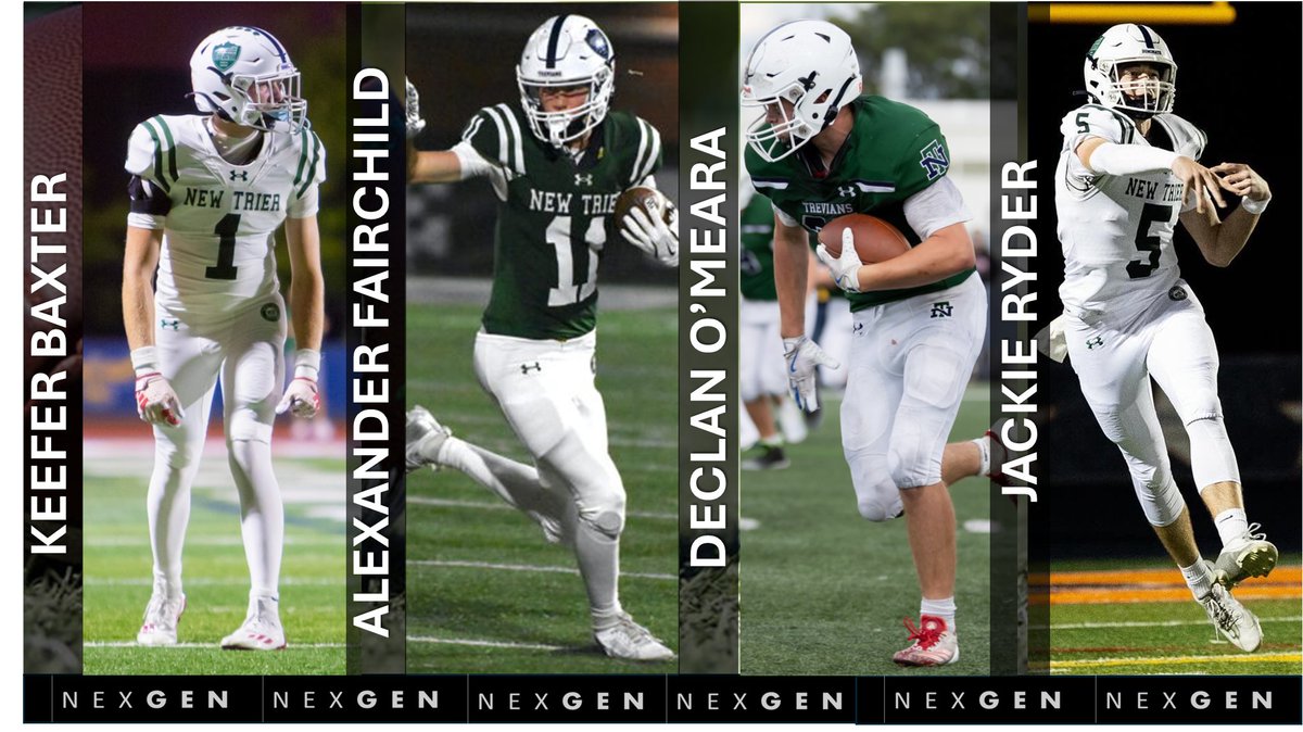 Keith Smilie (@nexgenscouting) on Twitter photo NexGen action from Illinois ... New Trier defeats Evanston 35-6
2027 WR Keefer Baxter <a href="/keefer_b1/">Keefer B</a>
2027 ATH Alexander Fairchild <a href="/AlexanderF53378/">Alexander Fairchild</a>
2027 RB Declan O'Meara <a href="/DOmears26383/">Declan_omeara</a>
2027 QB Jackie Ryder <a href="/JackieRyder24/">Jackie Ryder 2027 QB</a> NexGen action from Illinois ... New Trier defeats Evanston 35-6
2027 WR Keefer Baxter <a href="/keefer_b1/">Keefer B</a>
2027 ATH Alexander Fairchild <a href="/AlexanderF53378/">Alexander Fairchild</a>
2027 RB Declan O'Meara <a href="/DOmears26383/">Declan_omeara</a>
2027 QB Jackie Ryder <a href="/JackieRyder24/">Jackie Ryder 2027 QB</a>