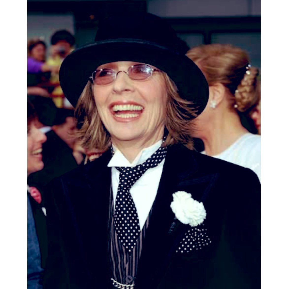 RIP Diane Keaton I meet her last year in Palm Springs and that is who she was !!!