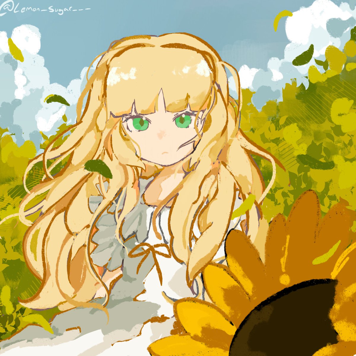 lemonfishu's tweet image. First time of drawing alice,,, #mtmb #Mario