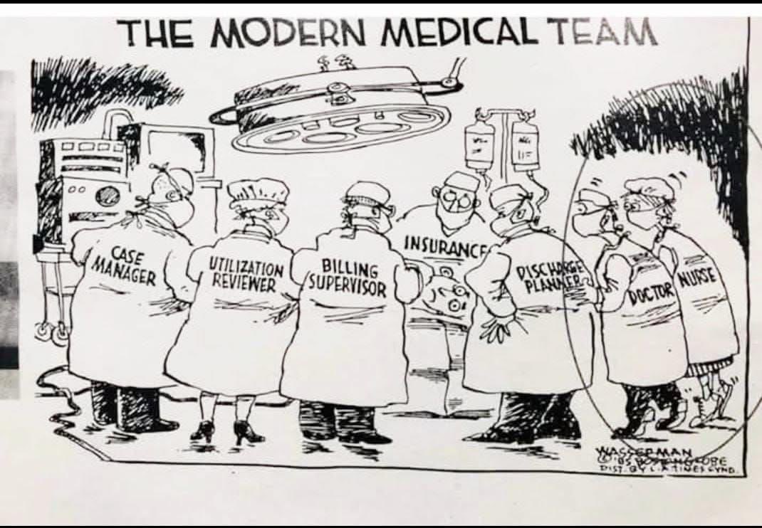 Unfortunately this is the sad state of affairs we have got to in modern medicine …What a shame!!😢