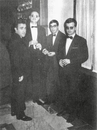 Rafael Azcona, Jaime Camino, Julio Diamante y José Luis Egea
