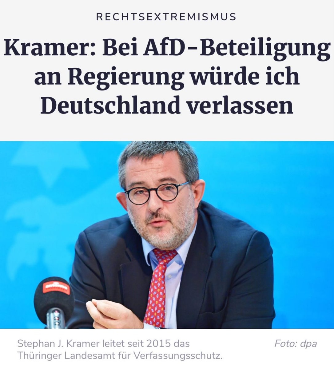 Viele Linke wollen das Land verlassen, falls ihr Gesinnungsstaat zerbricht.
Das nennt man wohl Fluchtreflex – kurz bevor unabhängige Justiz wieder gefährlich werden könnte.