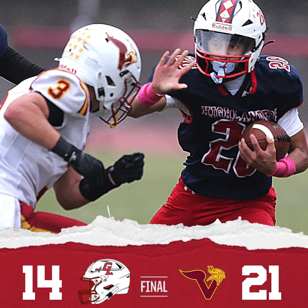 The Highlanders lose a heartbreaker in the rain to Voorhees, 21-14. #CTWTD