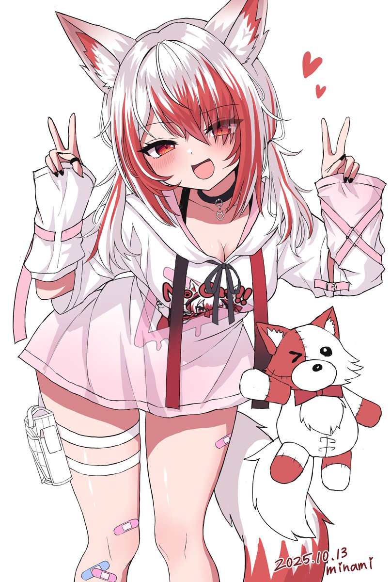 世界で一番可愛いVTuber秋雪こはくのラフです🦊
#こはくあーと