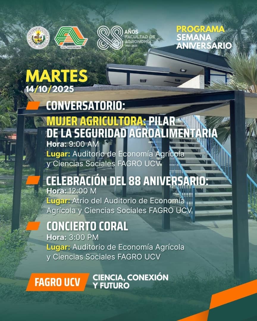 88 Aniversario de la Facultad de Agronomía #UCV