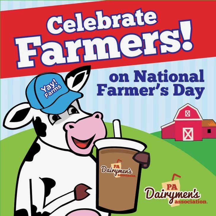 padairymens's tweet image. Happy National Farmer&apos;s Day!🐮🚜

🌟Thank you to the farmers who work tirelessly to provide us with fresh and healthy food and dairy products. We appreciate your hard work and dedication!

So be sure to #supportlocal and #thankafarmer when you can. 👏
