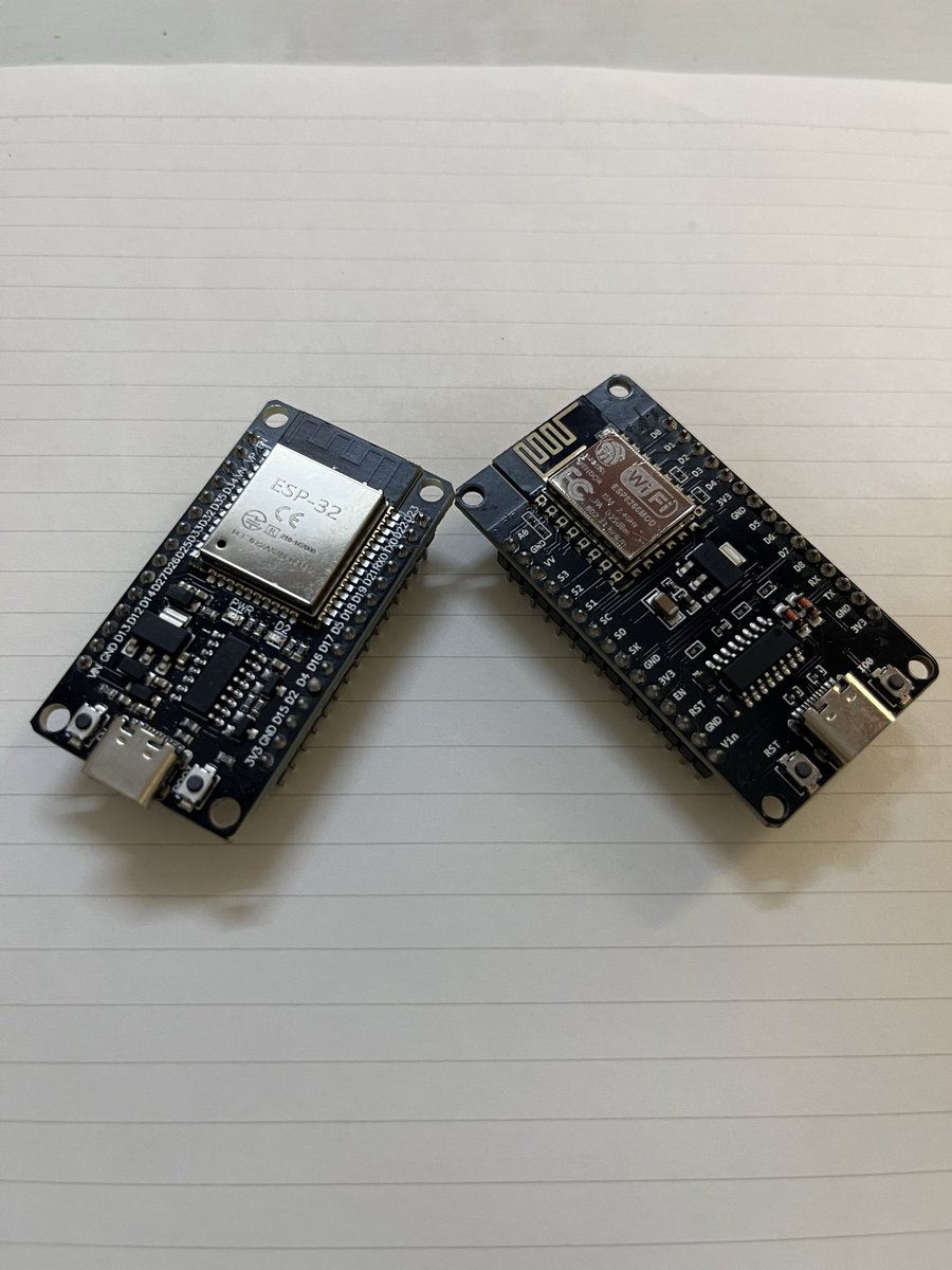 Jackda_techguy's tweet image. I bought these ESP microcontrollers back in April and I haven’t done anything much with them apart from writing some codes, scanning & connecting to the internet. Now I think it’s time to put them to use by building actual hardware with them.
I’m thinking drones and consoles.