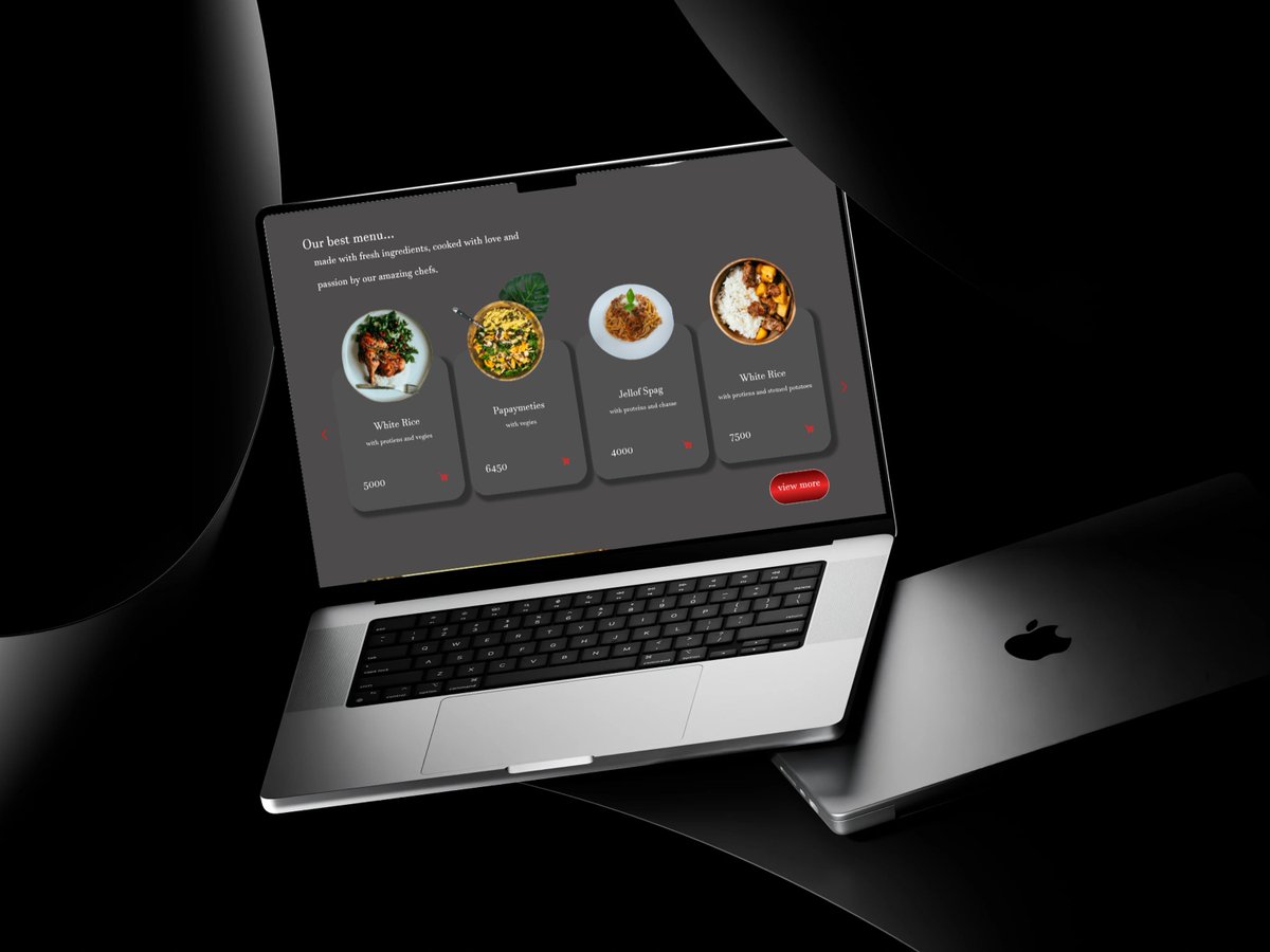 JohnGlory0800's tweet image. I designed a restaurant website that blends taste &amp;amp; usability.
🔥 Clean layout
🍔 Interactive menu
💻 Easy online order/reservation
📱 Fully responsive

A design that makes people hungry to click!
#UIDesign #WebDesign #Figma #UXDesign #DesignChallenge #RestaurantWebsite