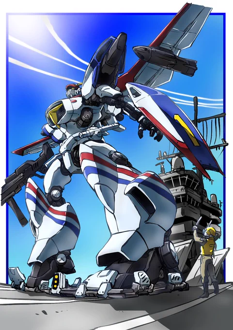 #なぜロボットの絵ばかり描くのですか 良いハッシュタグだ。 描いていて楽しいとしか言いようがないな