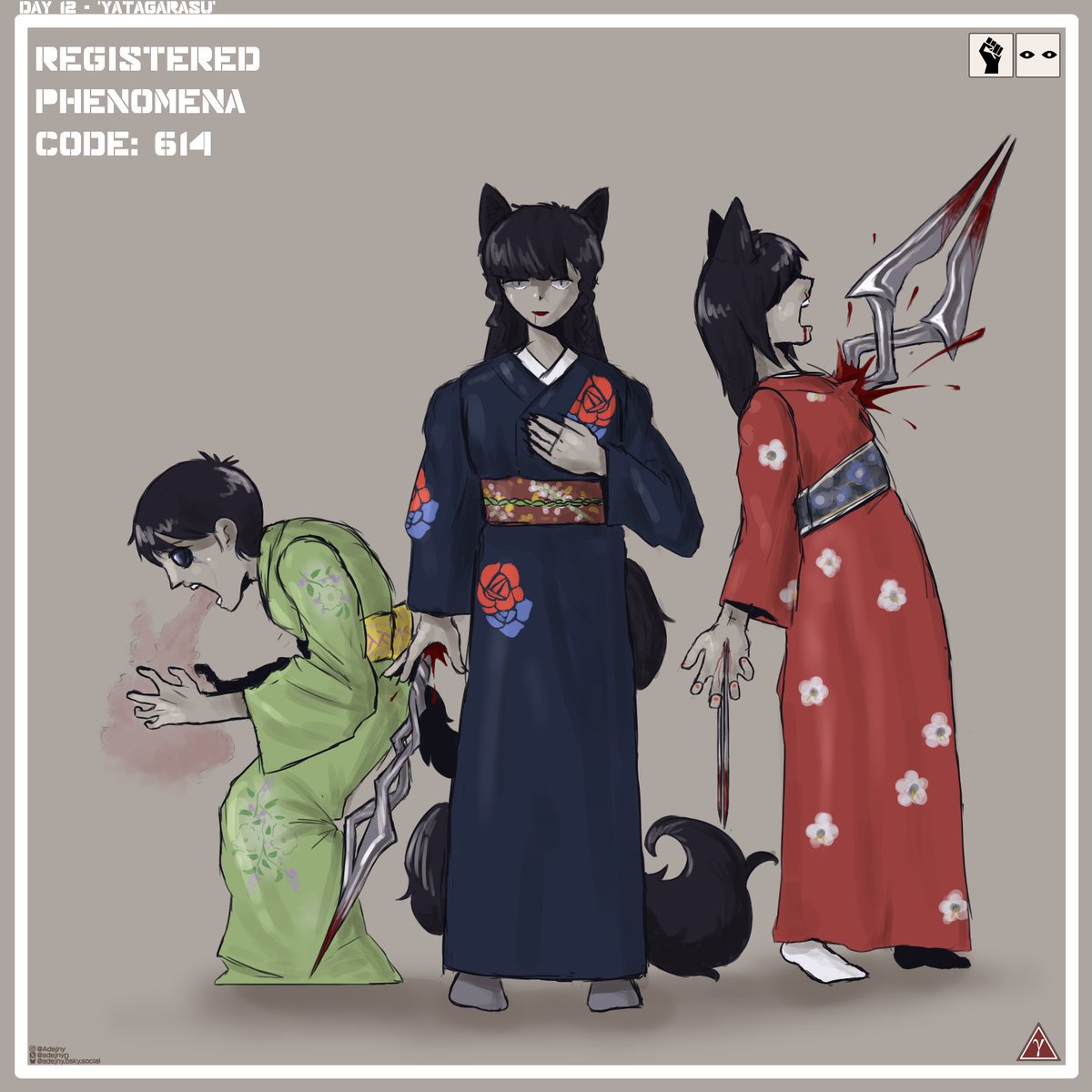 Adejny0's tweet photo. [RPC Authority] [Arthority 2025]     
     
RPC-614- 'YATAGARASU' 

                  #Art #RPCAuthority #Arthority https://t.co/neMykQEMLU