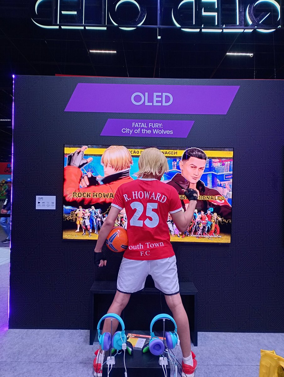 Rock Howard+ CR7 in Brasil Game Show 2025

Fatal fury siuuuuty of The wolfs 

<a href="/FATALFURY_PR/">FATAL FURY: City of the Wolves</a> <a href="/snk_oda/">Yasuyuki Oda 小田泰之</a> <a href="/SNKPofficial/">SNK GLOBAL</a> <a href="/KOFstudio_en/">KOF STUDIO</a> 

#snk #FatalFury