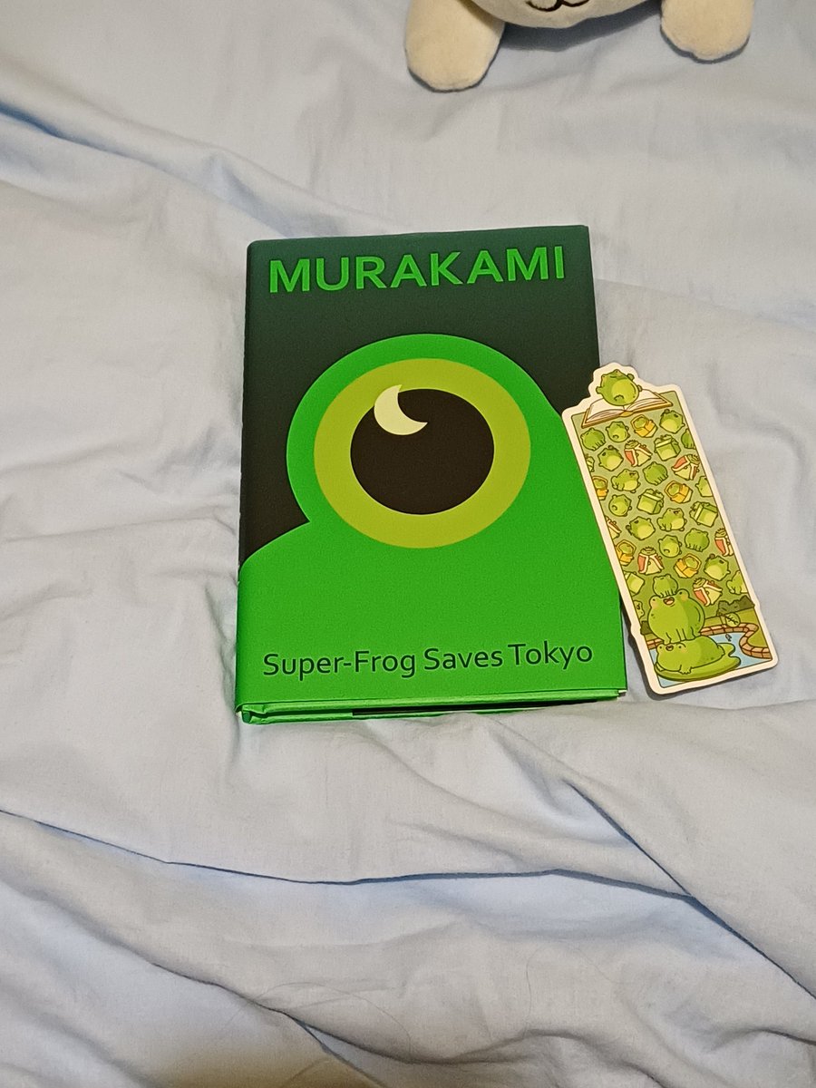 Cfpercy's tweet image. Second: Super Frog Saves Tokyo by Haruki Murakami: goodreads.com/reviee/show/79…
#BookReview #spookymonth