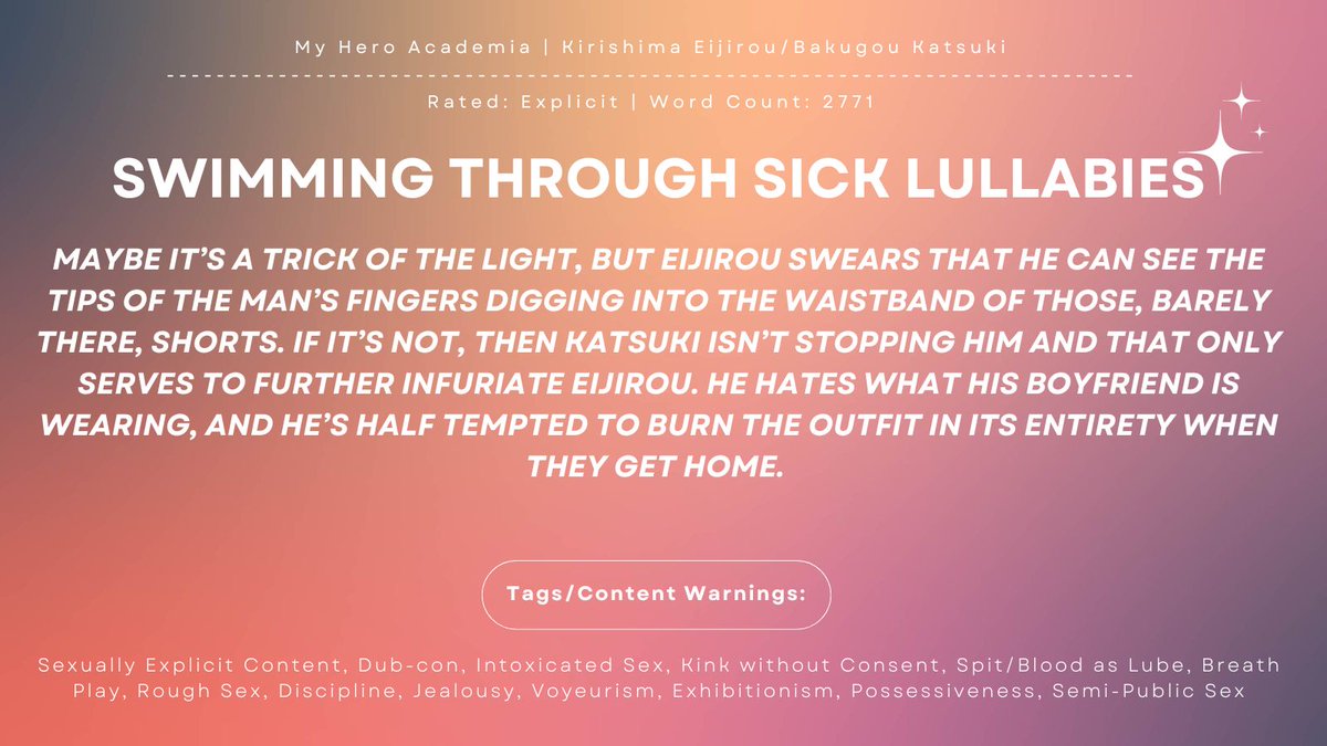 A #KiriBaku piece that's been in the works for a while now.

Link: archiveofourown.org/works/72363181