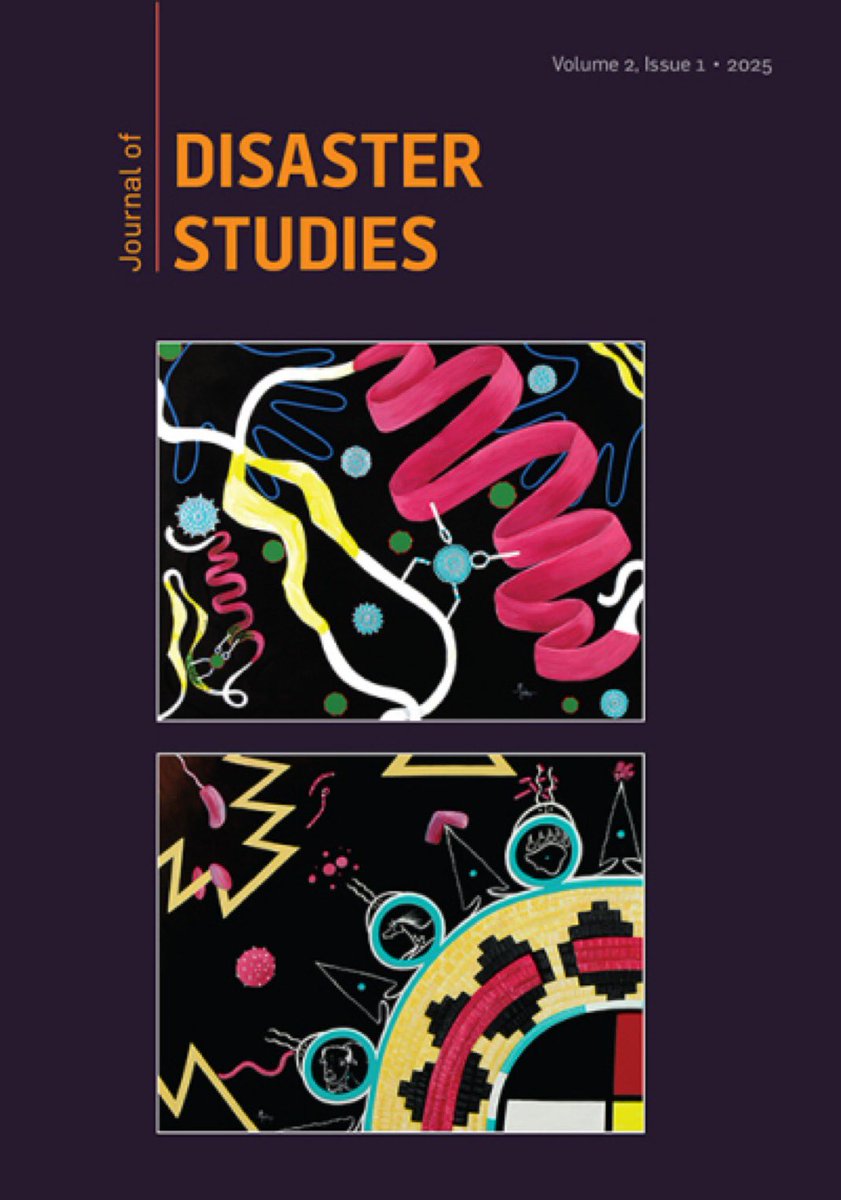 Delighted to announce that issue 2:1 of <a href="/JDS_Disasters/">Journal of Disaster Studies</a> is up, open access for all, on <a href="/ProjectMUSE/">Project MUSE</a>. Check it out! muse.jhu.edu/issue/55699