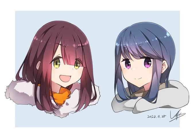 おやすみ〜 #おやすみ過去絵 #ゆるキャン