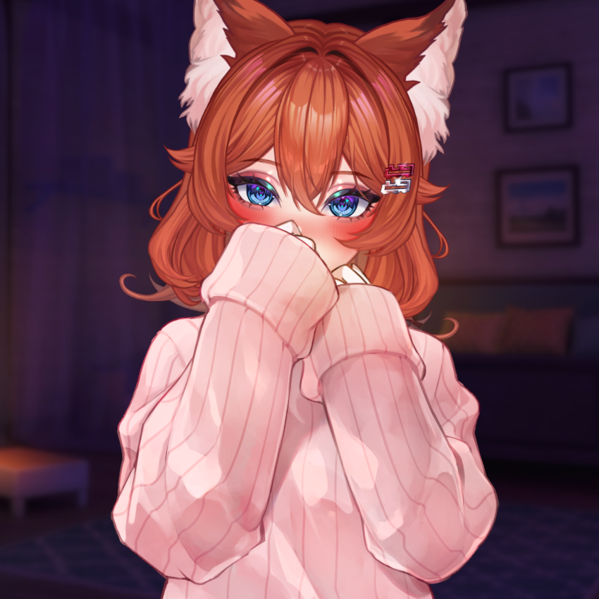 Brrr! 
Robi się coraz zimniej. 
Chodź, napijemy się herbatki i obejrzymy jakiś film pod kocykiem.

asset: @/zero_jou