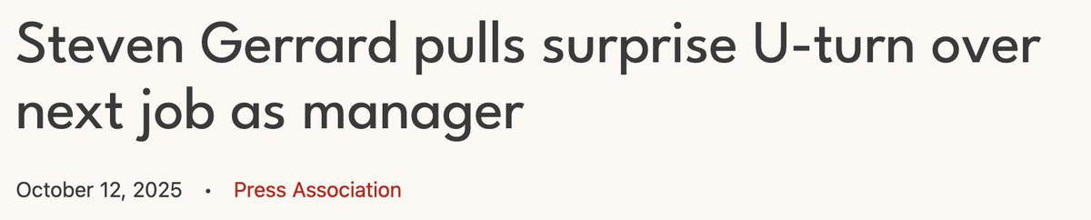 Don't shoot the messenger but reports starting to emerge that Gerrard has U-turned on his decision.

Story here; bbc.co.uk/news/uk-scotla…