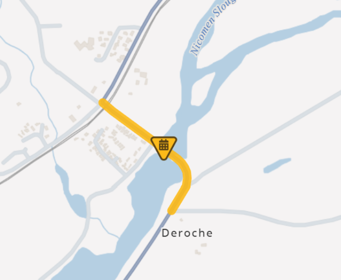 DriveBC's tweet photo. 🚧#BCHwy7 - Paving operations planned between Hodgson Rd and North Nicomen Rd, east of #MissionBC starting tomorrow. #LougheedHwy #DerocheBC
Watch for permanent road paving and shoulder work in both directions until Nov 13.
ℹ️For more info: https://t.co/p5H9730P5R https://t.co/MaP2Ik5Y2Z