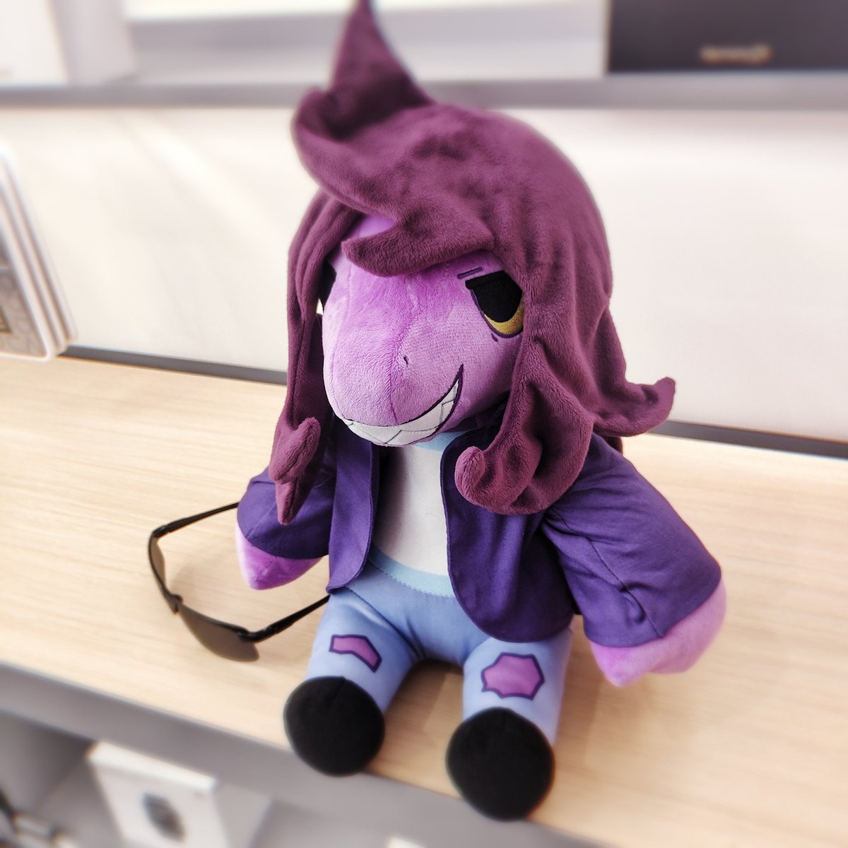 BMHD250's tweet image. Susie plush:&amp;gt;
I designed it #Deltarune #plush