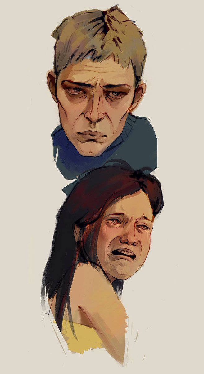 GIGI_asi's tweet photo. My headcanon is that the main character and the girl survived, and after all the events he adopted her. And they lived happily ever after.
#noimnotahuman #fanart #art #procreateart https://t.co/gq8PWnhPNc