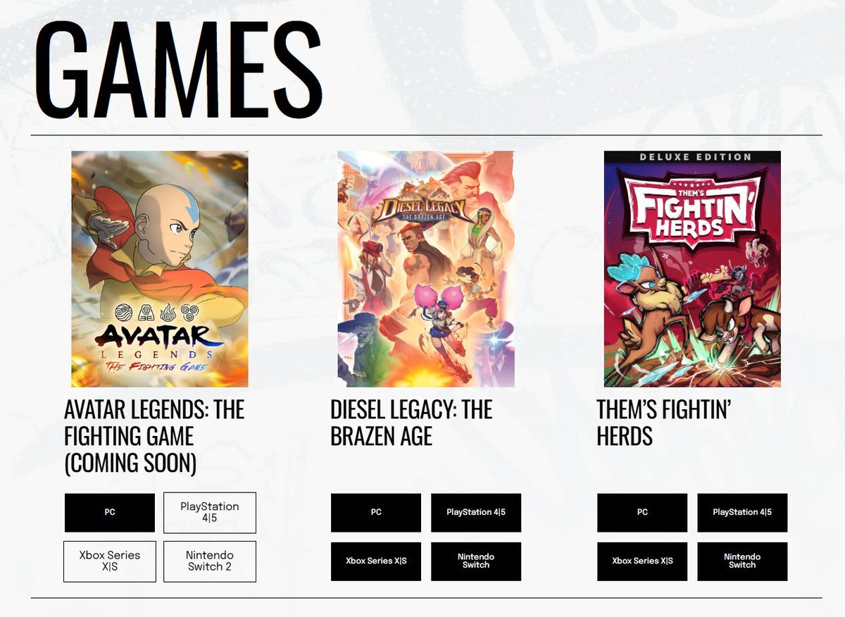 Kafonn_'s tweet image. So just to clarify since some people think this is still the guys that fired the Them&apos;s Fightin&apos; Herds devs

It&apos;s not, Maximum Entertainment are the devs that fired that entire team and the new publishers, The Gameplay Group, acquired TFH, this game, and Diesel Legacy from them