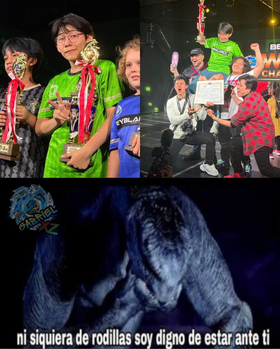 No tienen idea del orgullo y alegría que siento de ver que un Mexicano es campeón del mundo, Leo, eres un grande y tu hazaña pasará a la historia del Beyblade en México y Latinoamerica

#BEYBLADEX #ベイブレードＸ