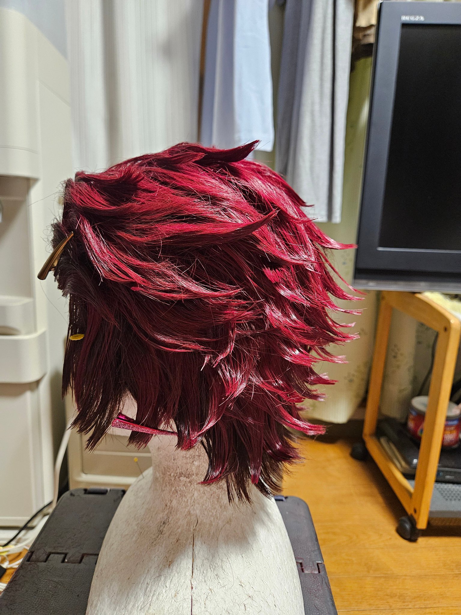 エース 風 ウィッグ マネキンあり クロハ様 エース 風 ウィッグ マネキンあり クロハ様