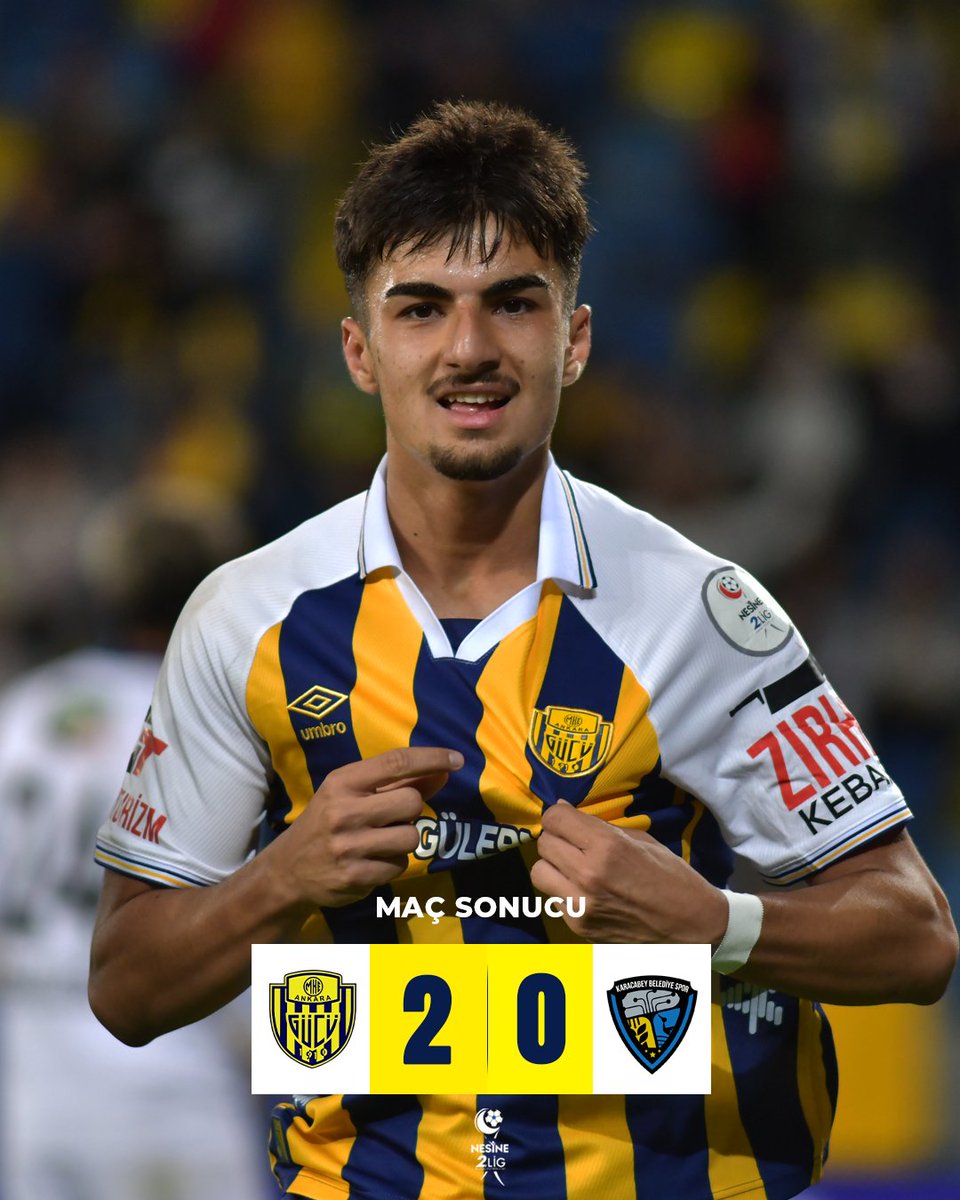 ⏱ Maç Sonucu: MKE Ankaragücü’müz 2-0 Karacabey Belediye Spor A.Ş.
