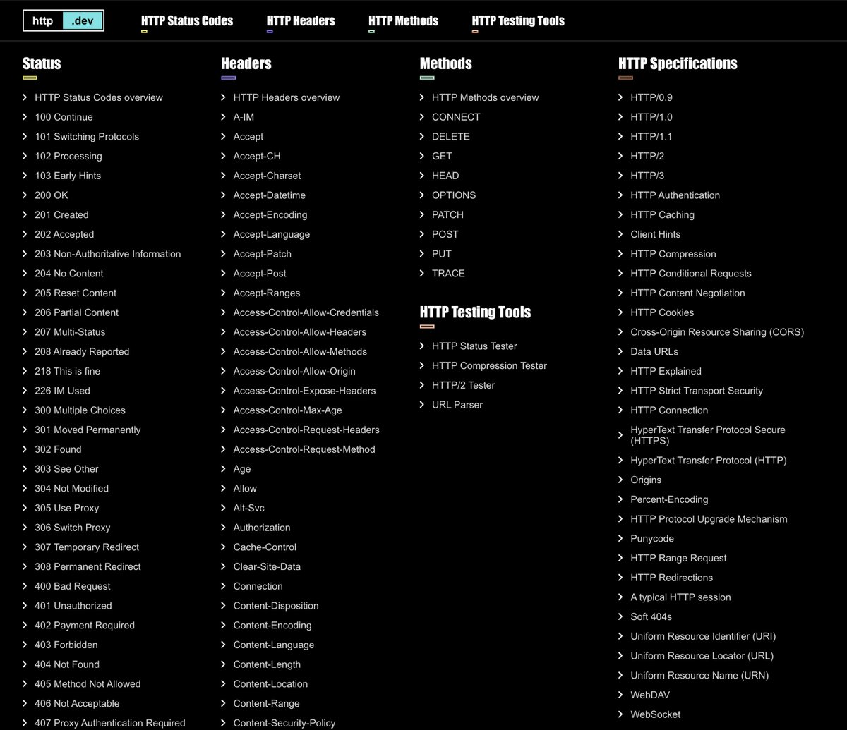 vivekgalatage's tweet image. Learn all about HTTP - HyperText Transfer Protocol
http.dev