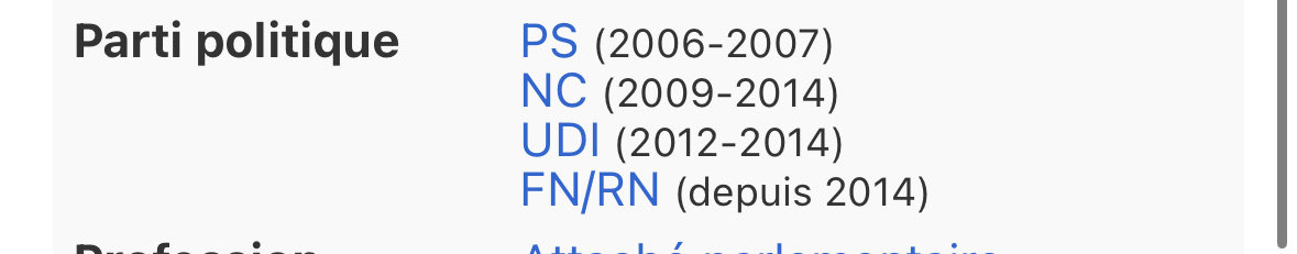 Le parcours de son pote Julien Odoul ptdrrrrr