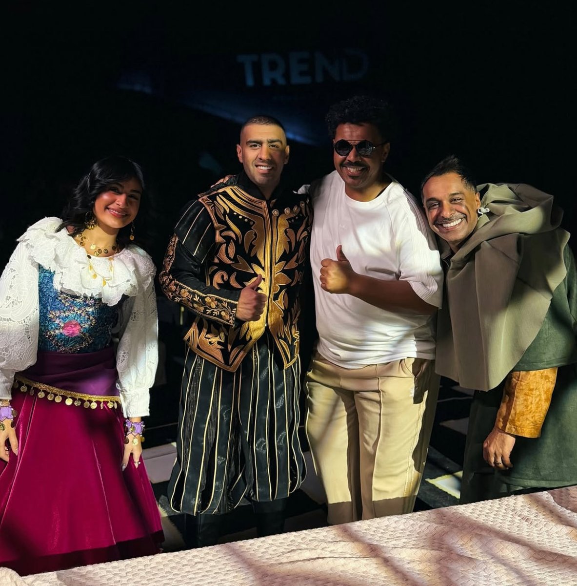 « #رهف_محمد برفقة ابطال مسرحية أحدب نوتردام 🤍