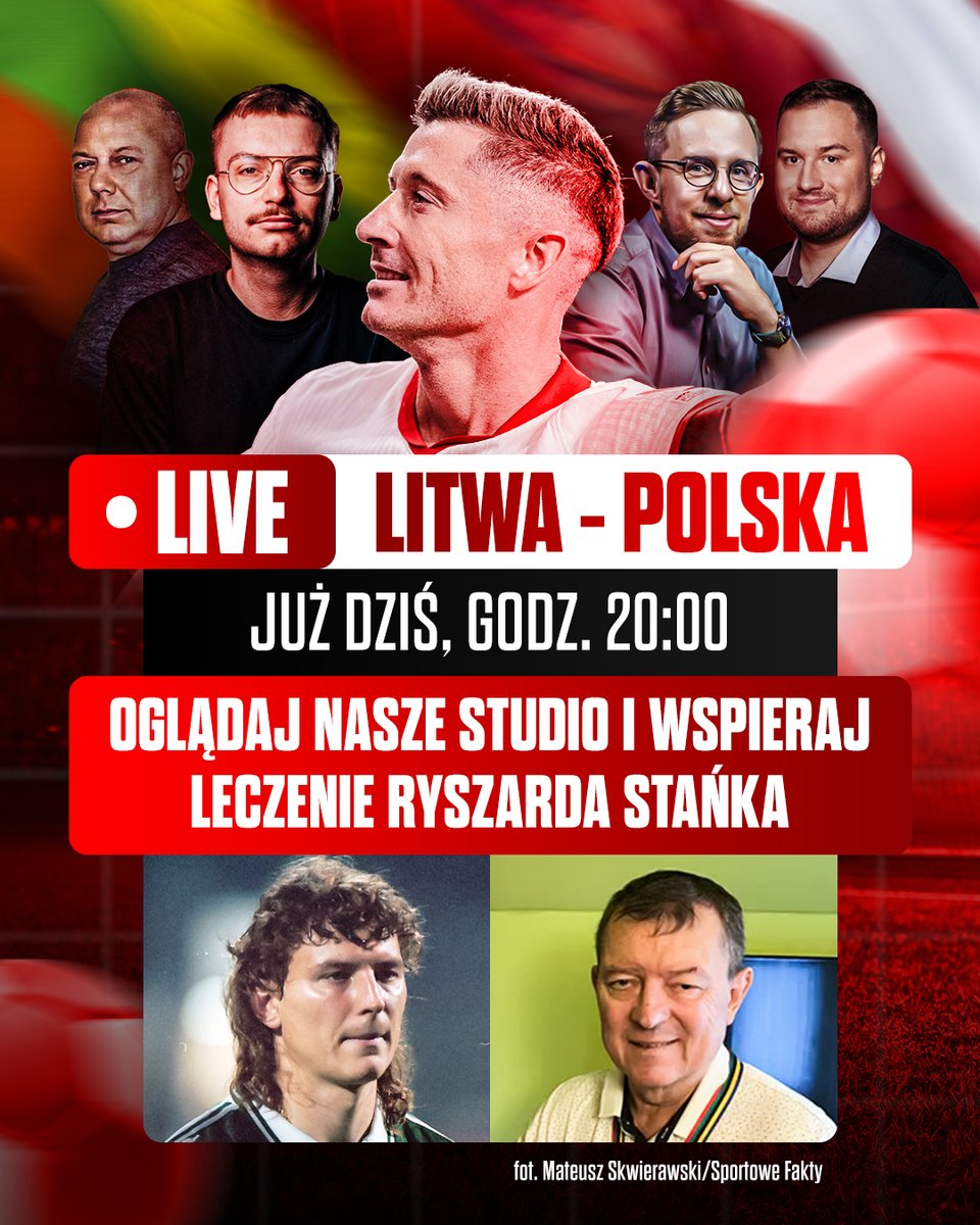 WeszloCom's tweet image. Jesteśmy na żywo!🚨
Wesprzyjcie z nami leczenie byłego polskiego piłkarza - Ryszarda Stańka.
Link do zbiórki jest na czacie.
Link do live⬇️