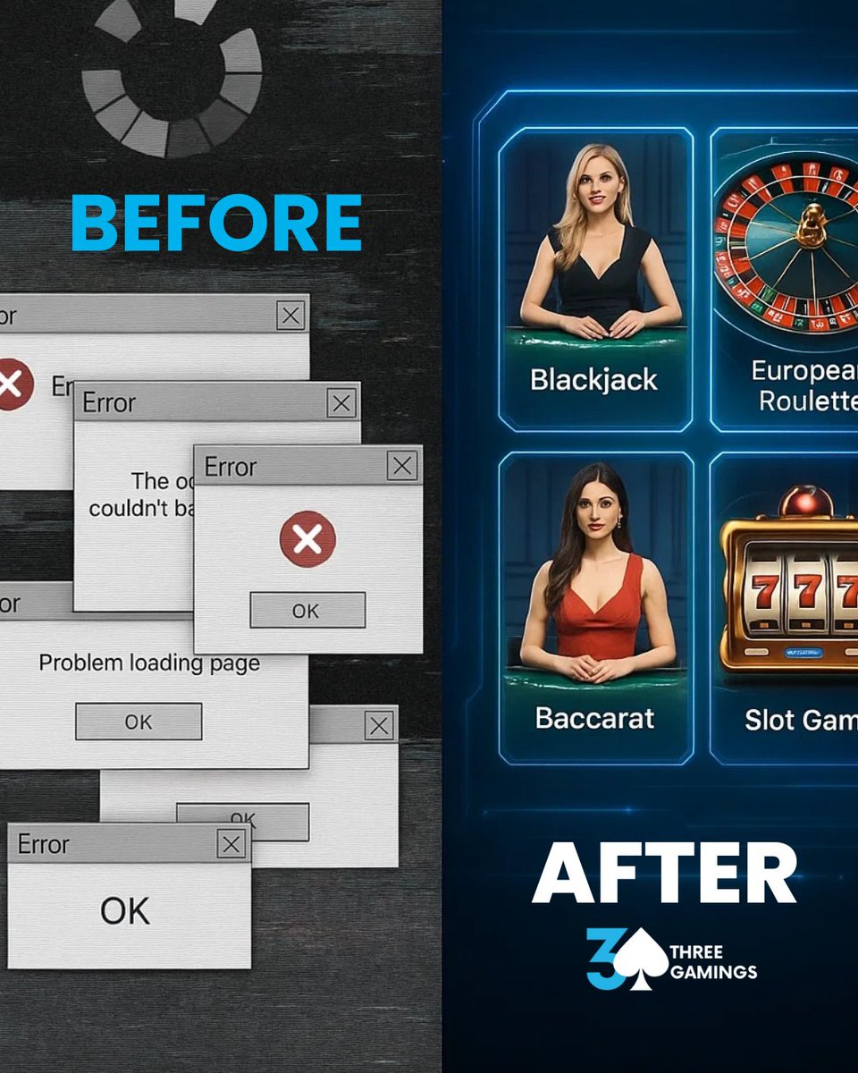threegamings's tweet image. Upgrade your game
#ThreeGamings #UpgradeYourGame #NextLevelTech #InnovationUnleashed #SeamlessSolutions #SmartIntegration #TechTransformation #PerformanceMatters #BehindTheCode #FromChaosToClarity #DigitalEvolution #PlatformPower #FutureReady #GameChanger #BuildBetter