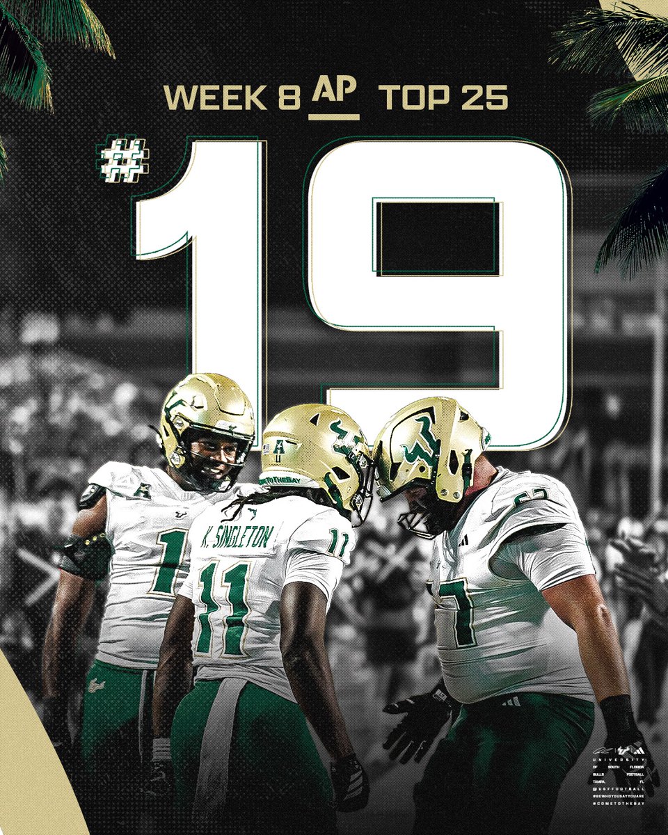 USFFootball's tweet image. KEEP CLIMBING 📈

#ComeToTheBay | #StayInTheBay