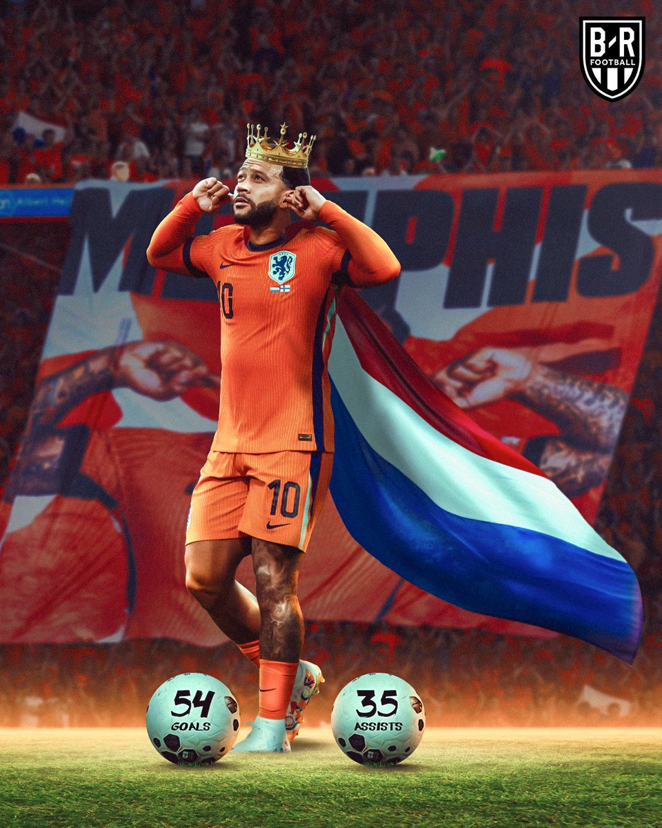 After becoming the Netherlands’ all-time top scorer, Memphis Depay now also holds their record for most assists.

Phenomenal 👑🇳🇱