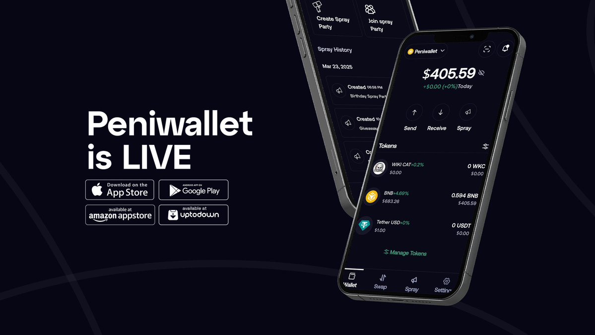 WikicatStalwart's tweet image. In times like these, you will get to understand why @sirmapy has been calling @peniwallet โThe Arkโ.
This is the sign to move all your assets to a safe haven. Download Peniwallet and transfer assets once Trust Wallet glitch is fixed.
Secure that $WKC , $CREPE, $TKC et al now!
