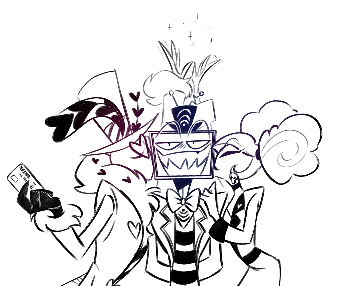 💕💵

#TheVees #HazbinHotelValentino #HazbinHotelVox #HazbinHotelVelvette